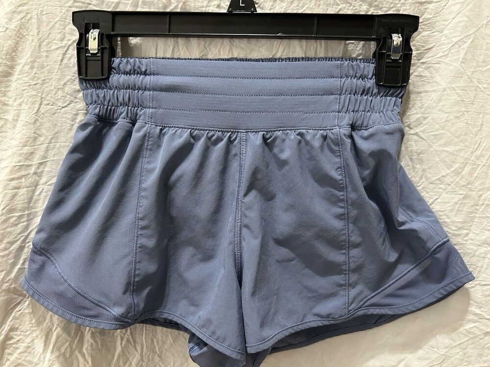 Lululemon Women's Steel Blue Speed Shorts Size 2